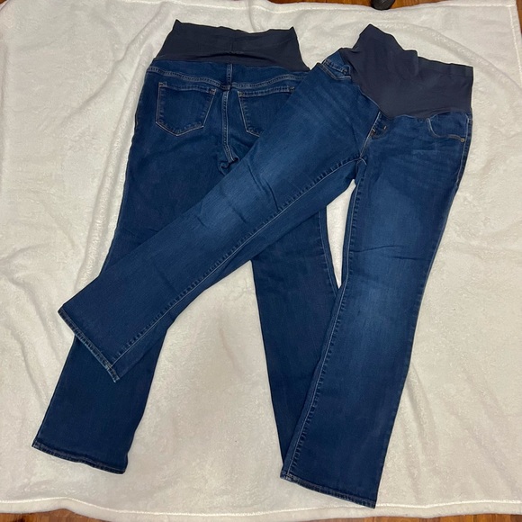 Old Navy maternity full panel boot cut jeans SZ 8 regular - Picture 9 of 11